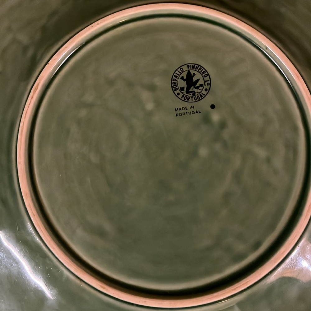 Bordallo Pinheiro-Made In Portugal 🇵🇹-Leaf Plate-10” - Picture 8 of 12